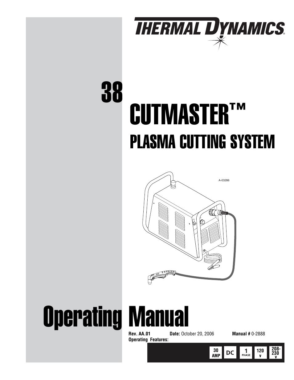 Tweco 38 CutMaster User Manual | 51 pages