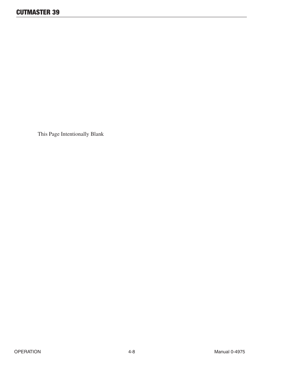 Cutmaster 39 | Tweco 39 CutMaster User Manual | Page 36 / 68