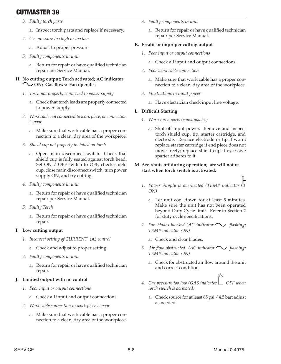 Cutmaster 39 | Tweco 39 CutMaster User Manual | Page 52 / 68