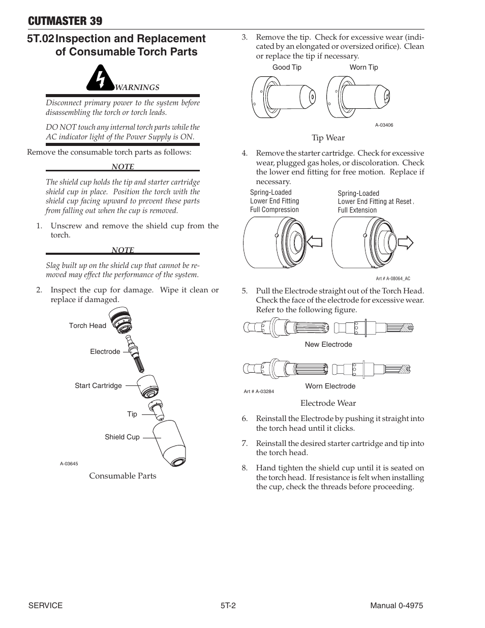 Cutmaster 39 | Tweco 39 CutMaster User Manual | Page 56 / 68
