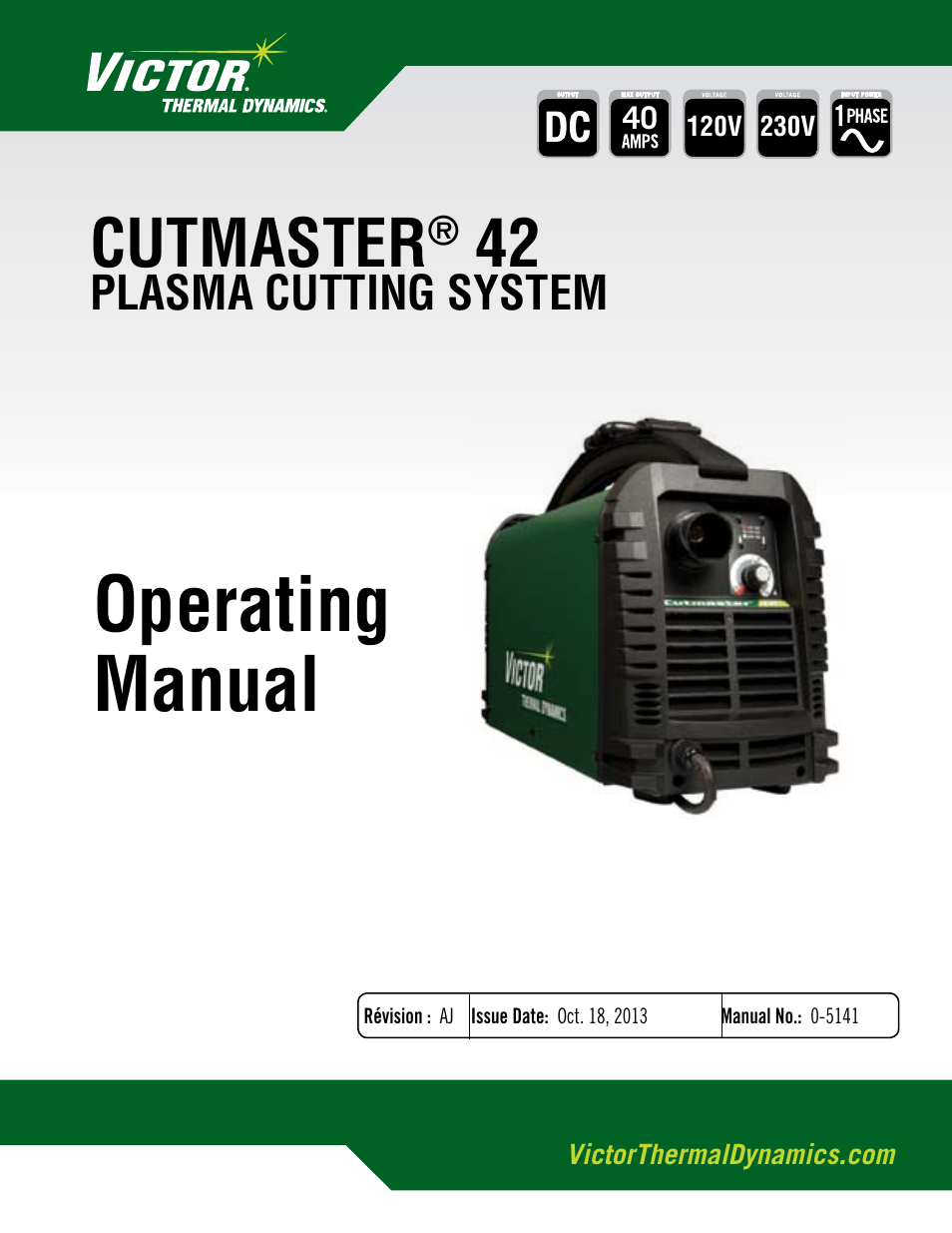 Tweco 42 CutMaster Operating Manual User Manual | 35 pages