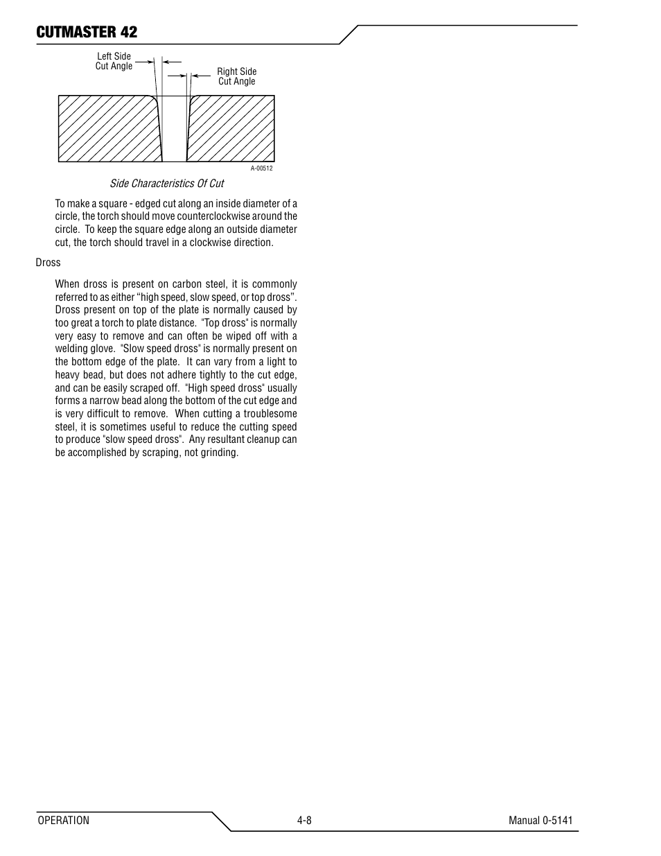 Cutmaster 42 | Tweco 42 CutMaster Operating Manual User Manual | Page 22 / 35