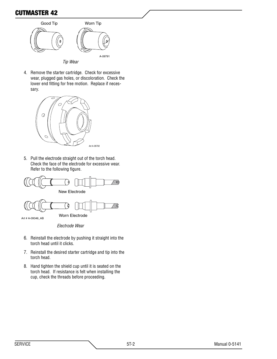 Cutmaster 42 | Tweco 42 CutMaster Operating Manual User Manual | Page 28 / 35