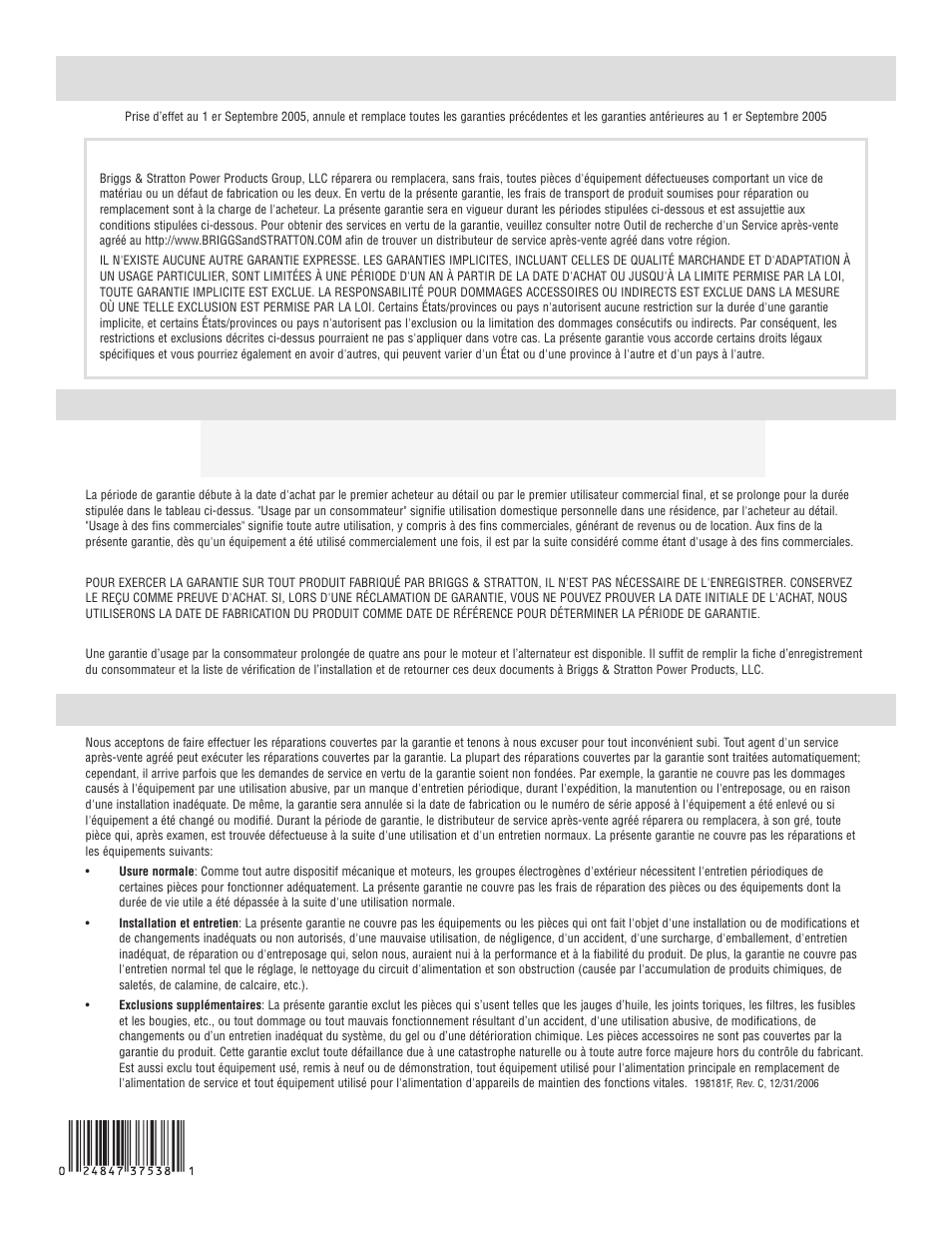 Briggs & Stratton 040204  EU User Manual | Page 56 / 56
