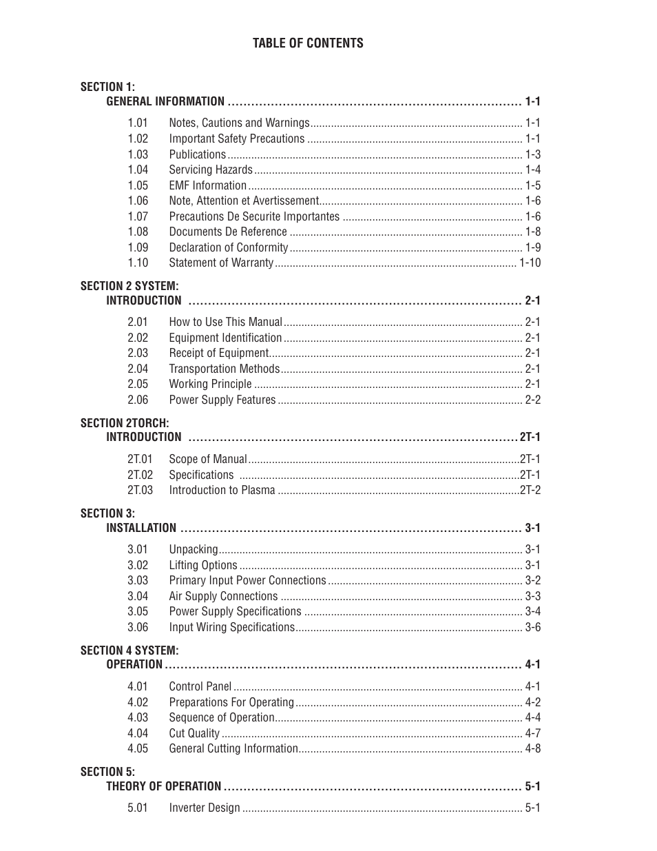 Tweco 42 CutMaster Service Manual User Manual | Page 4 / 78