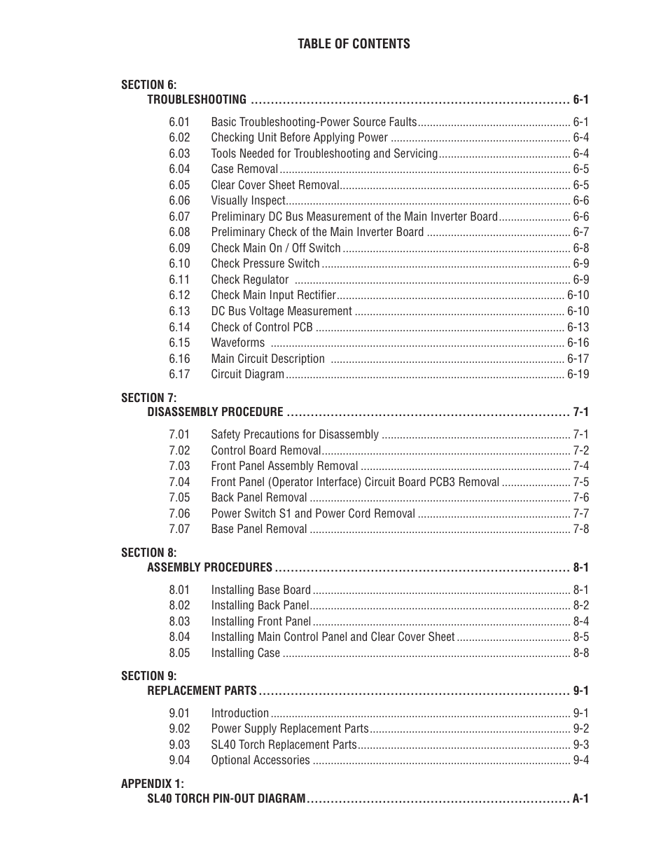 Tweco 42 CutMaster Service Manual User Manual | Page 5 / 78