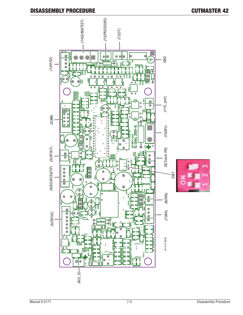 Disassembly procedure cutmaster 42 | Tweco 42 CutMaster Service Manual User Manual | Page 59 / 78