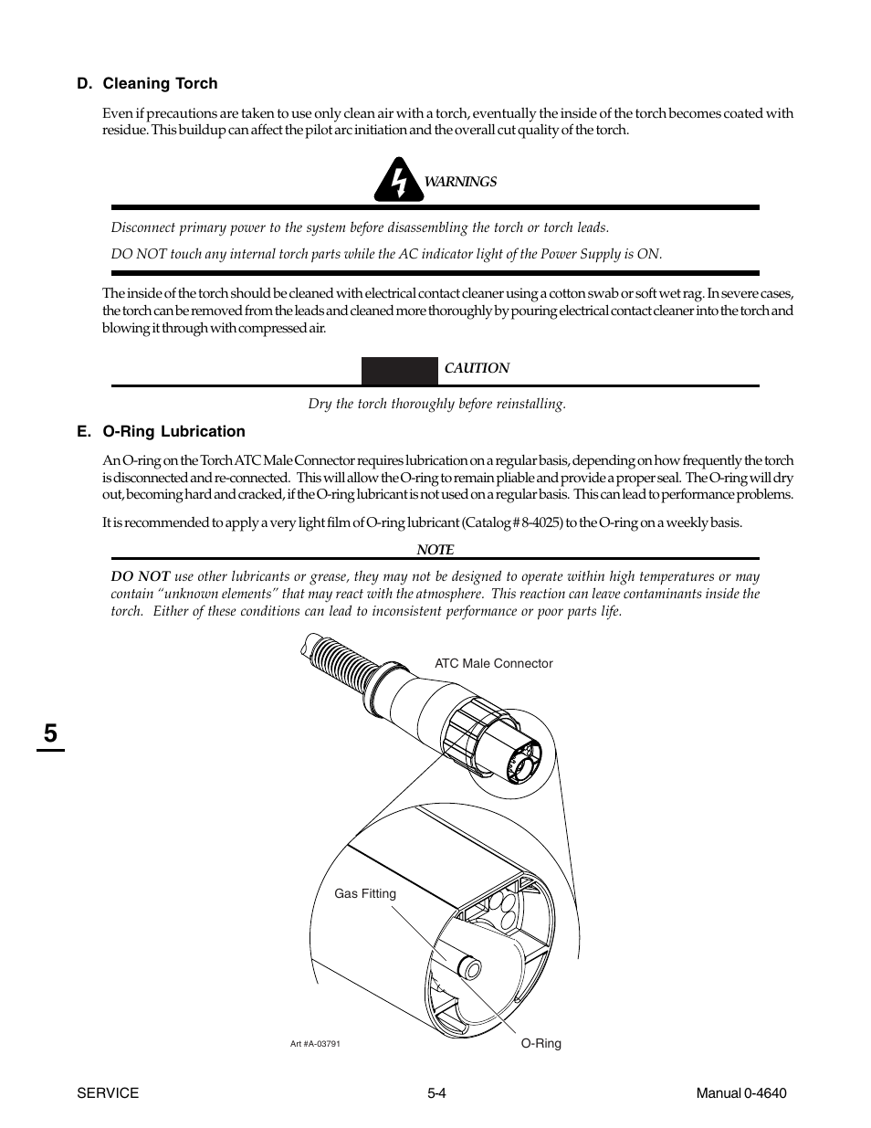 Tweco 51 with SL100SV CutMaster User Manual | Page 68 / 172