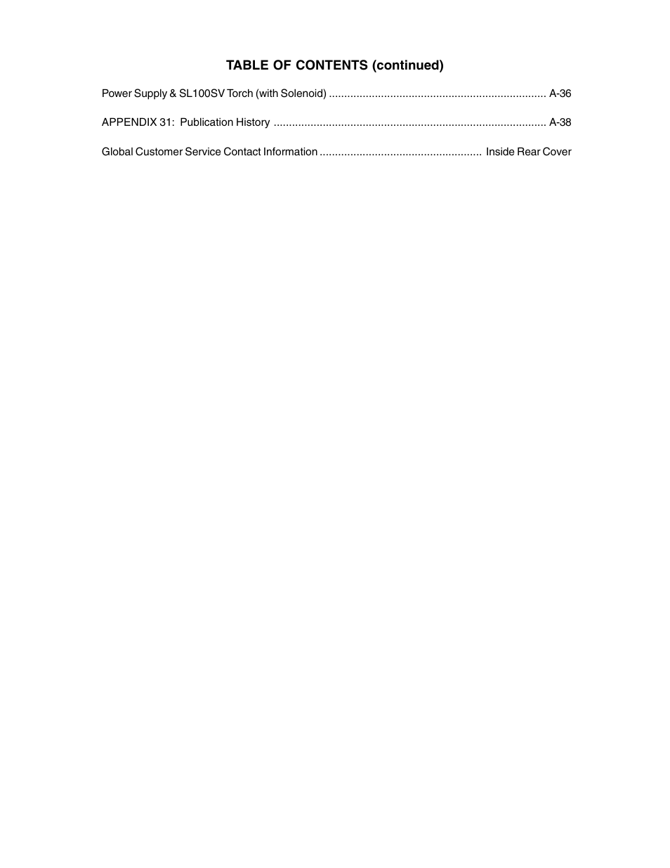 Tweco 51 with SL100SV CutMaster User Manual | Page 7 / 172
