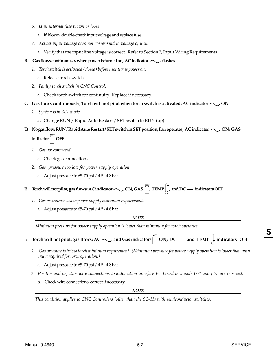 Tweco 51 with SL100SV CutMaster User Manual | Page 71 / 172