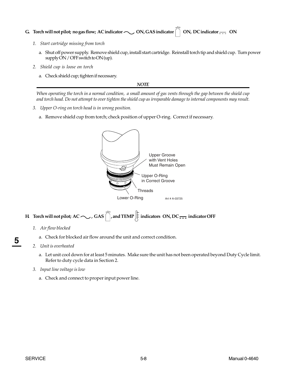 Tweco 51 with SL100SV CutMaster User Manual | Page 72 / 172