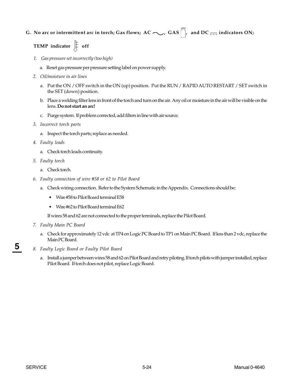 Tweco 51 with SL100SV CutMaster User Manual | Page 88 / 172