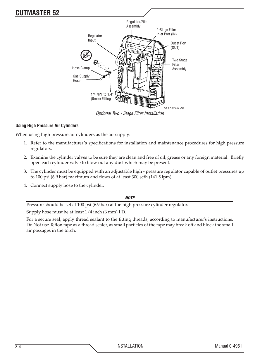 Cutmaster 52 | Tweco 52 CutMaster User Manual | Page 26 / 80