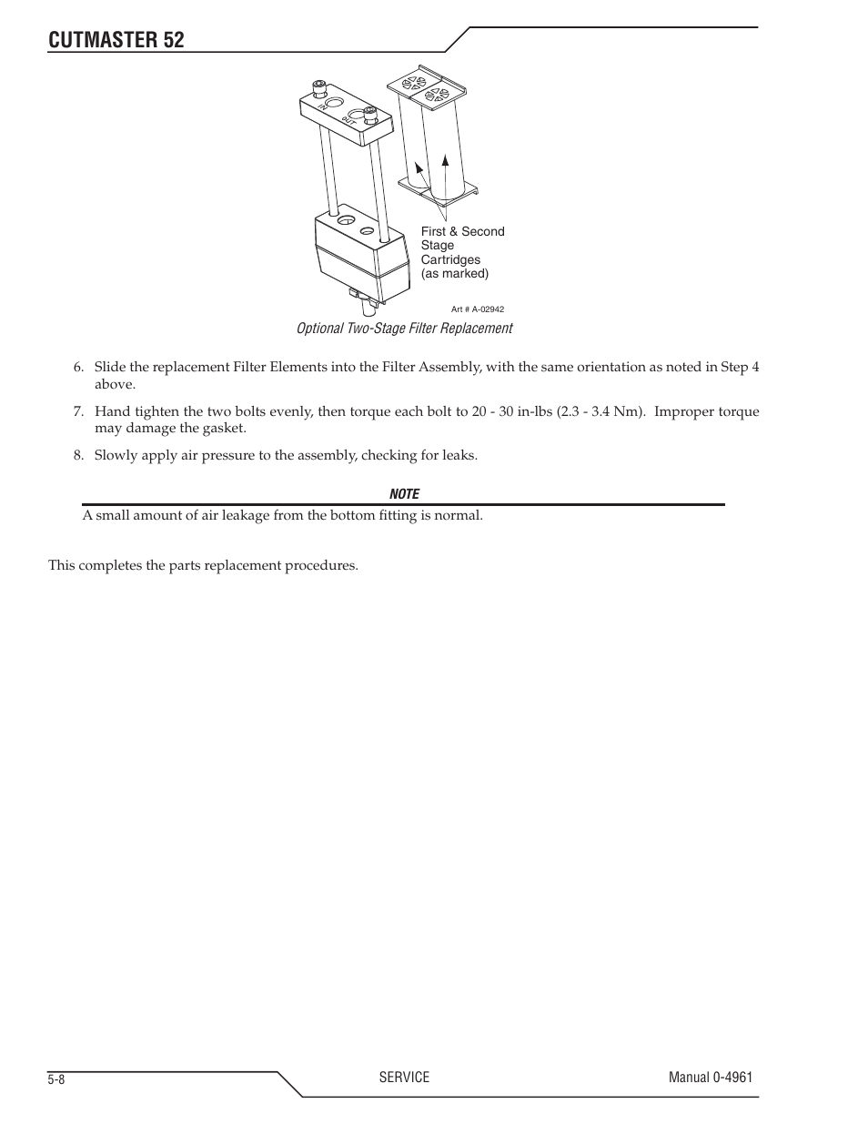 Cutmaster 52 | Tweco 52 CutMaster User Manual | Page 58 / 80