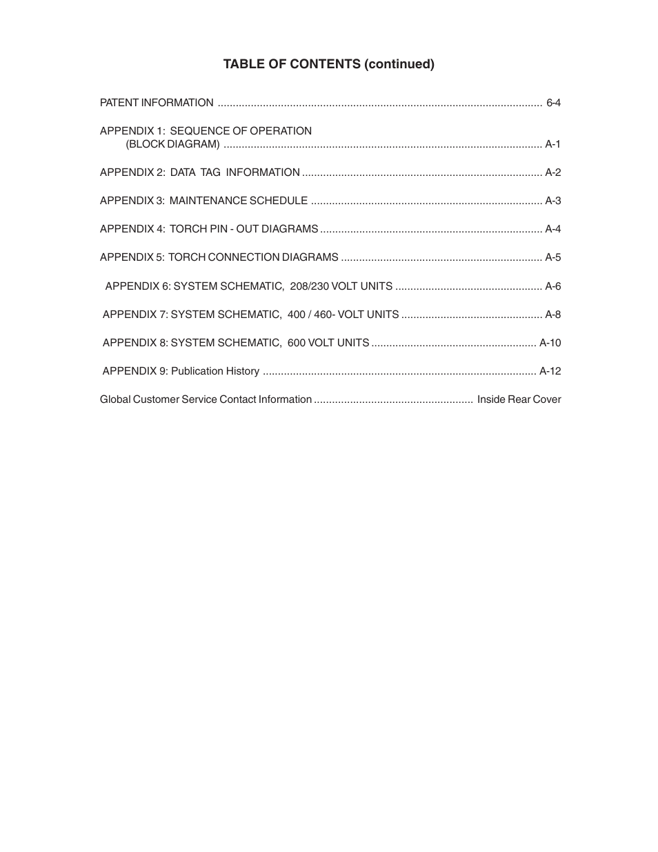 Tweco 81 CutMaster User Manual | Page 5 / 63