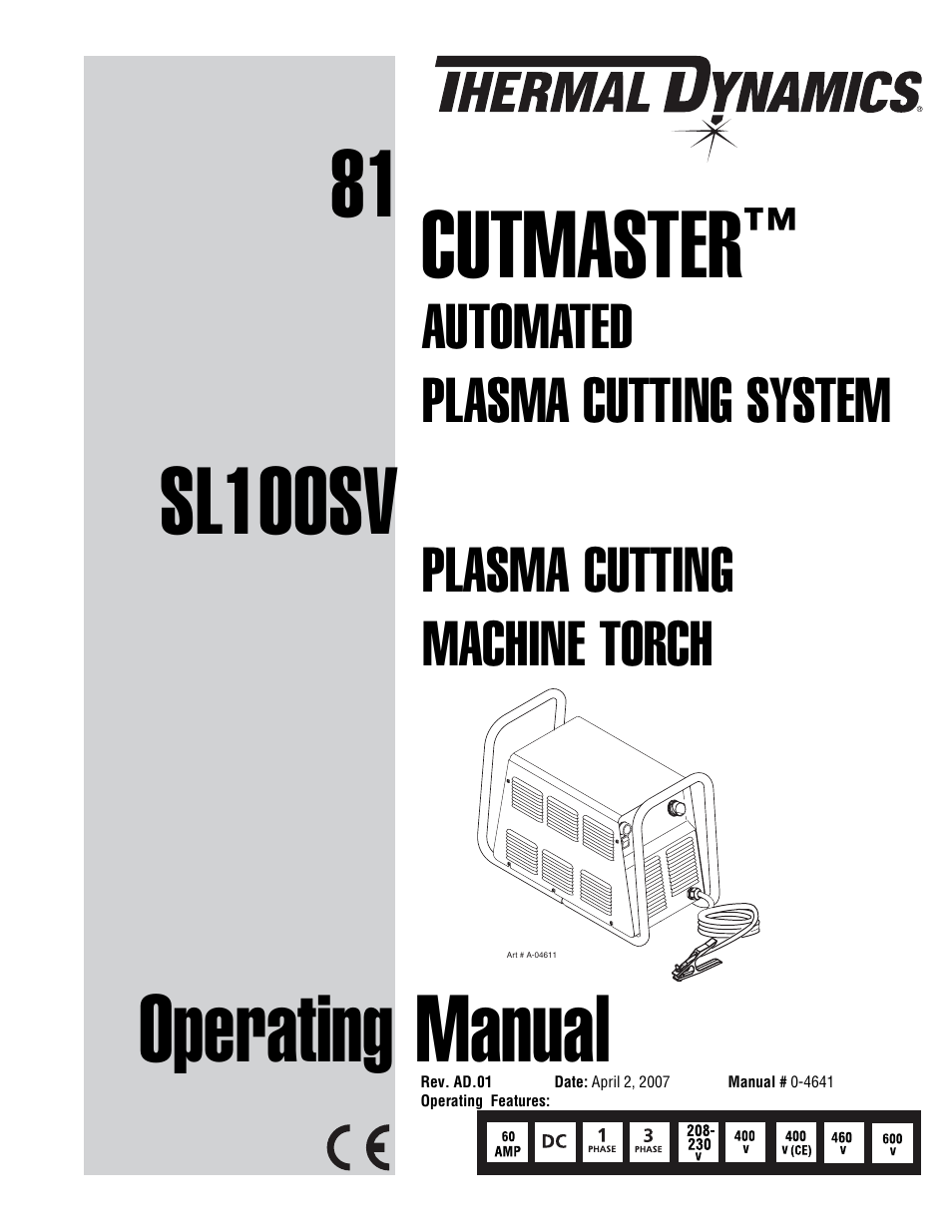Tweco 81 with SL100SV User Manual | 174 pages