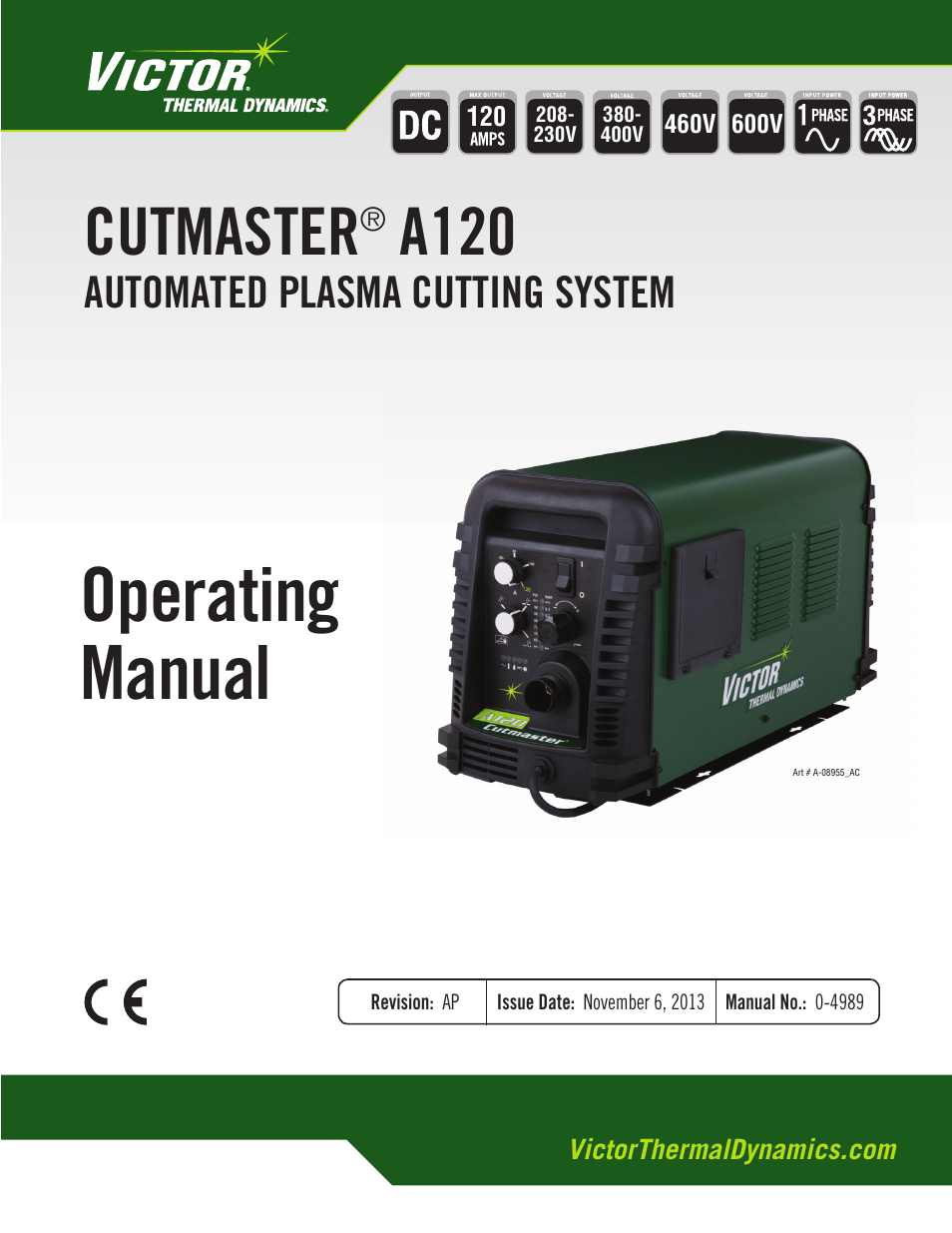 Tweco A120 CutMaster User Manual | 140 pages