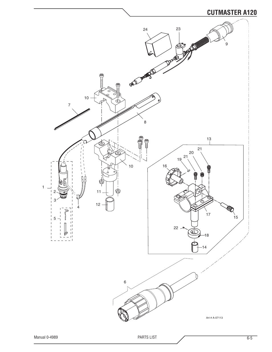 Cutmaster a120 | Tweco A120 CutMaster User Manual | Page 121 / 140