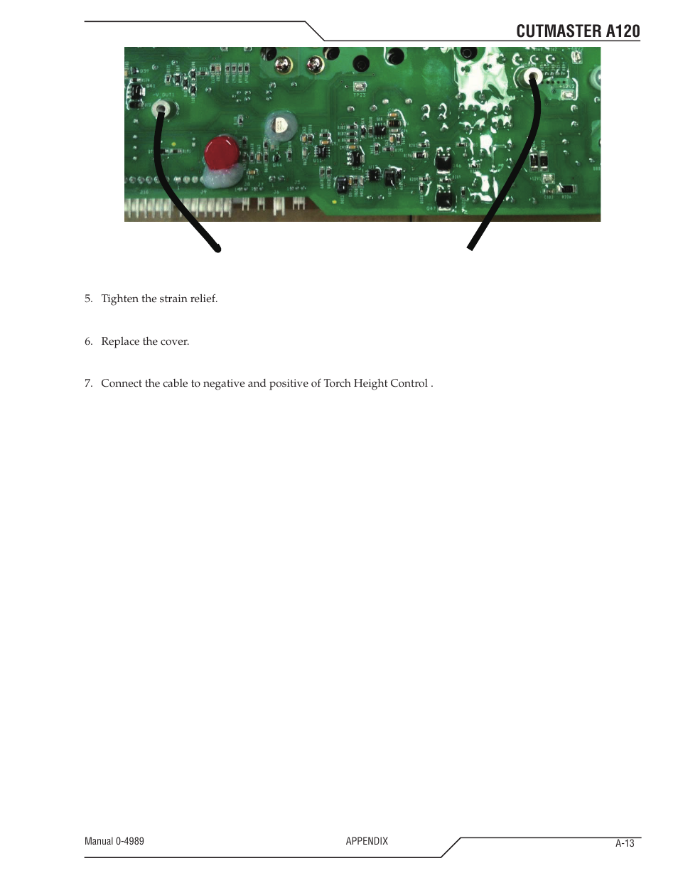 Cutmaster a120 | Tweco A120 CutMaster User Manual | Page 137 / 140