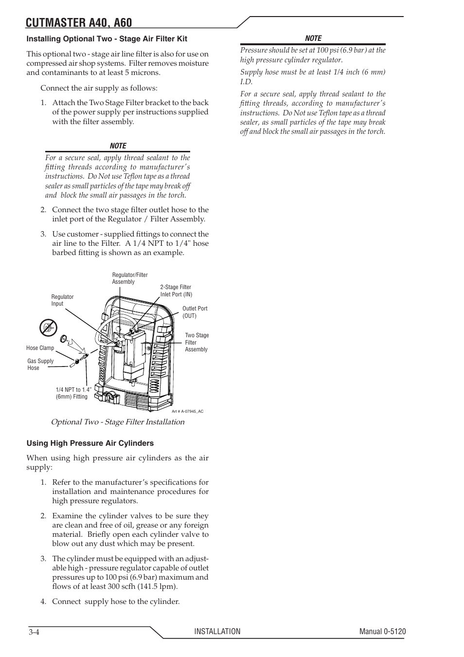 Cutmaster a40, a60 | Tweco A40-A60 CutMaster User Manual | Page 28 / 96