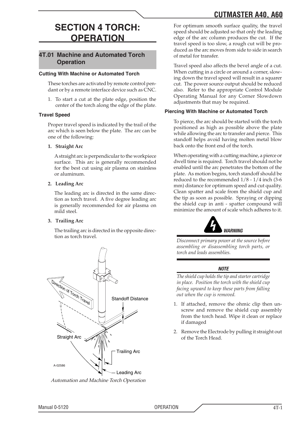 Cutmaster a40, a60 | Tweco A40-A60 CutMaster User Manual | Page 35 / 96