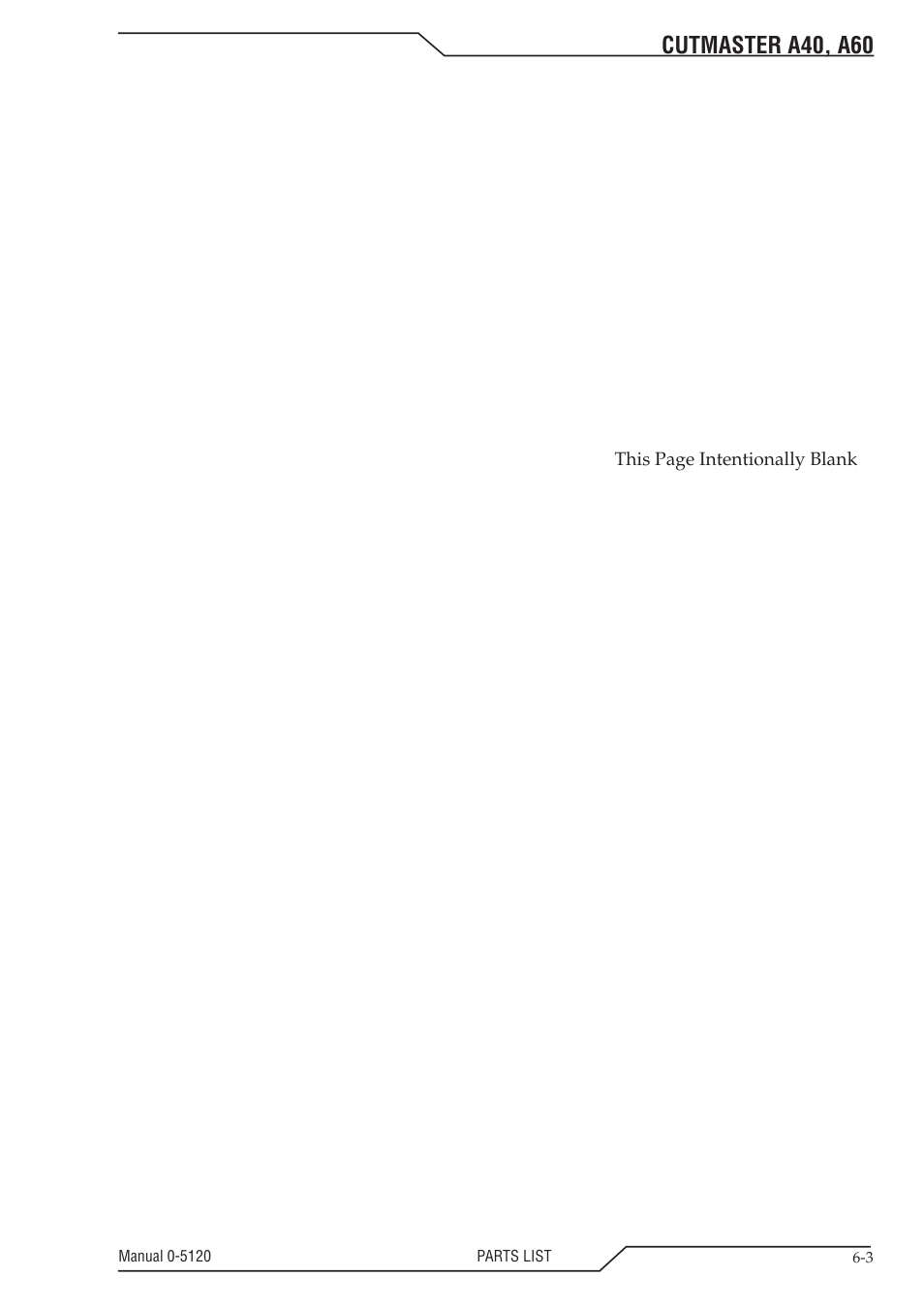 Cutmaster a40, a60 | Tweco A40-A60 CutMaster User Manual | Page 77 / 96