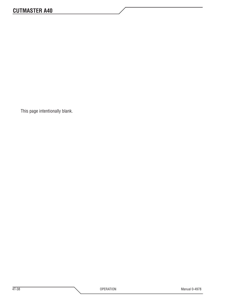Cutmaster a40 | Tweco A40 CutMaster User Manual | Page 76 / 112
