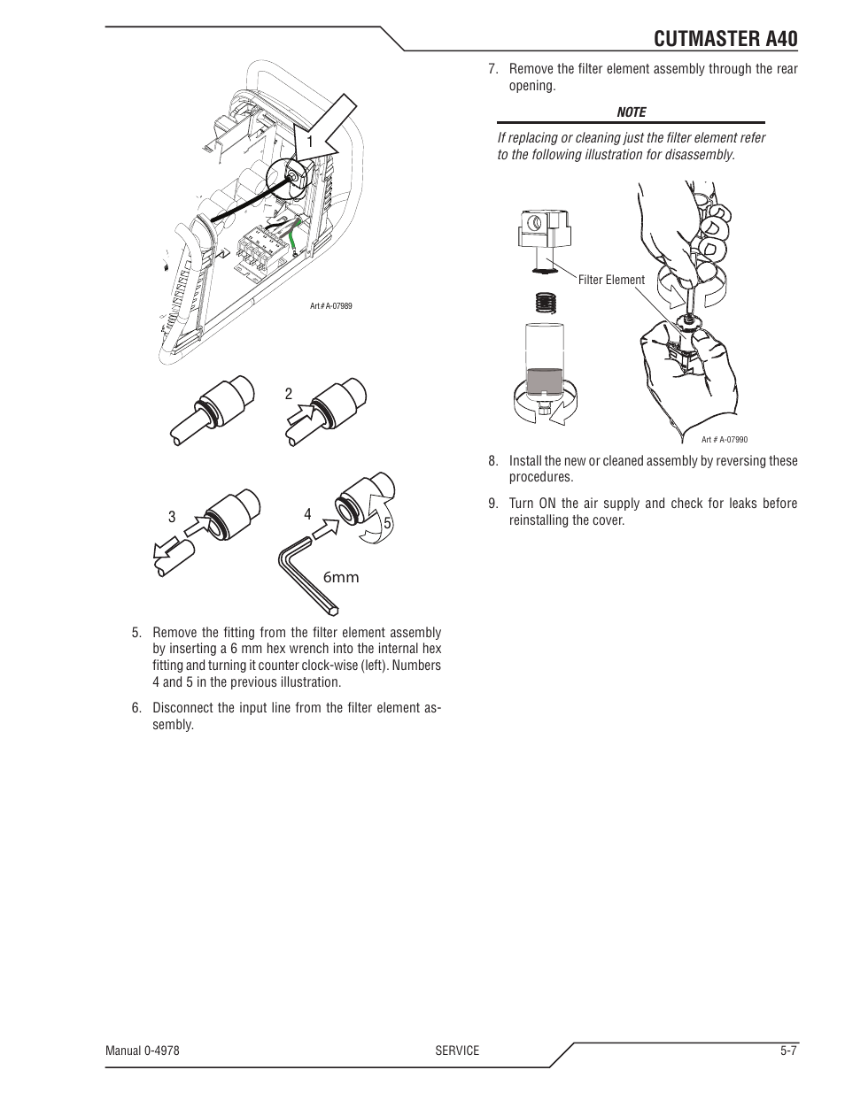 Cutmaster a40 | Tweco A40 CutMaster User Manual | Page 83 / 112