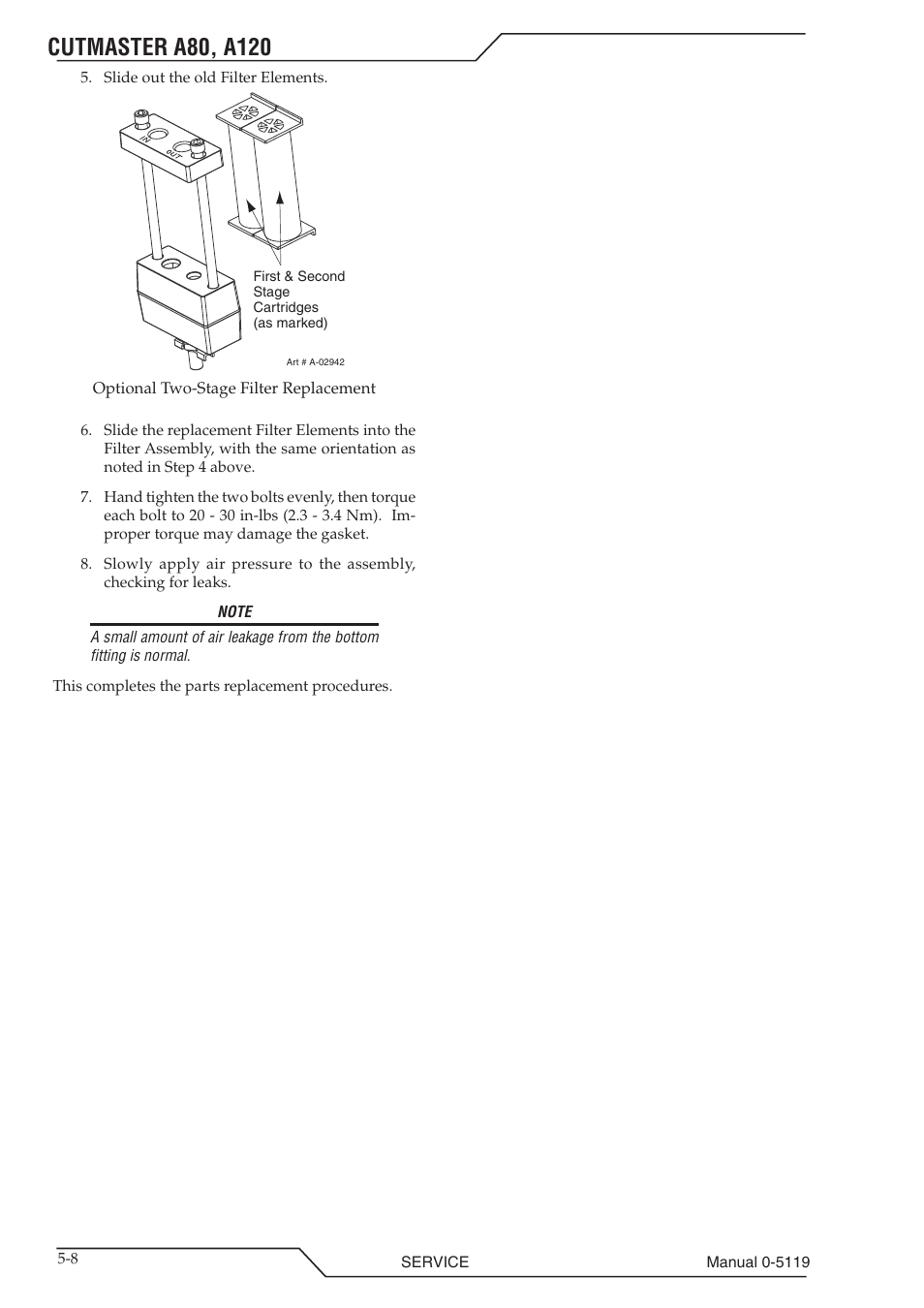 Tweco A80-A120 CutMaster User Manual | Page 80 / 104