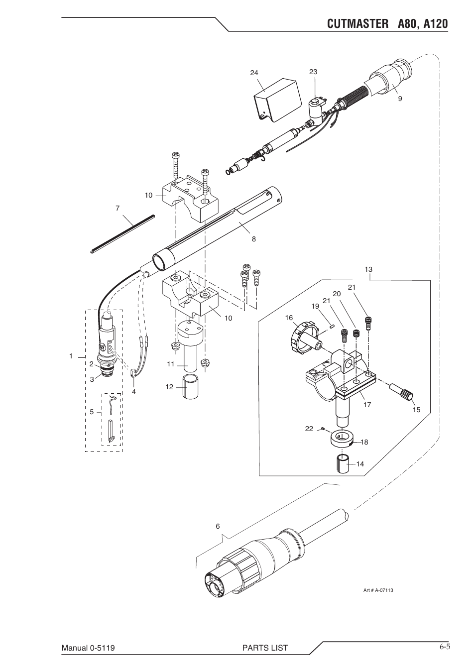 Tweco A80-A120 CutMaster User Manual | Page 87 / 104