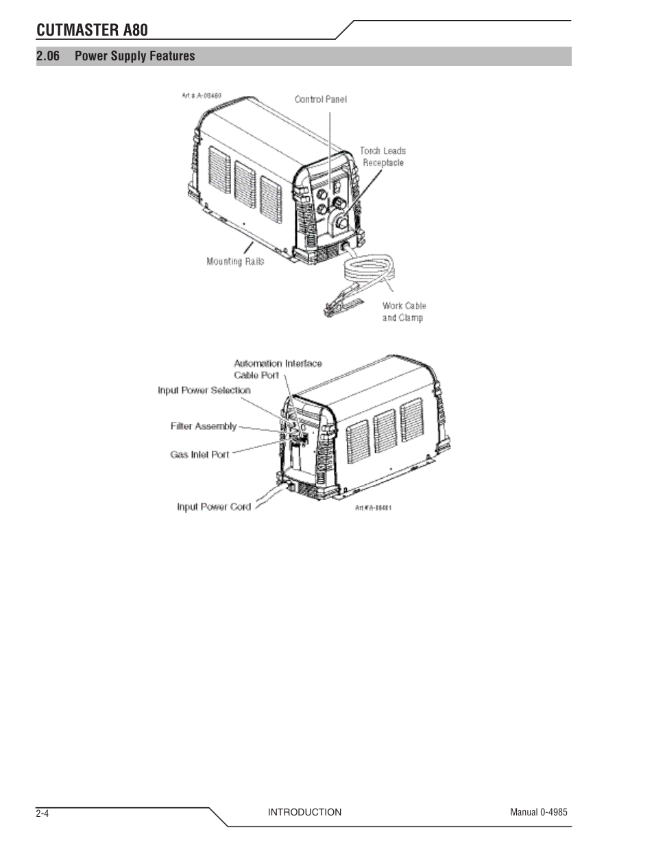 Cutmaster a80 | Tweco A80 CutMaster User Manual | Page 18 / 124