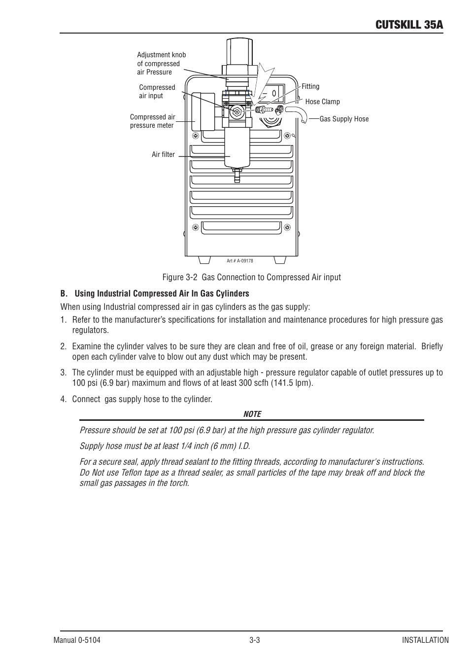 Cutskill 35a | Tweco 35A CutSkill User Manual | Page 17 / 38