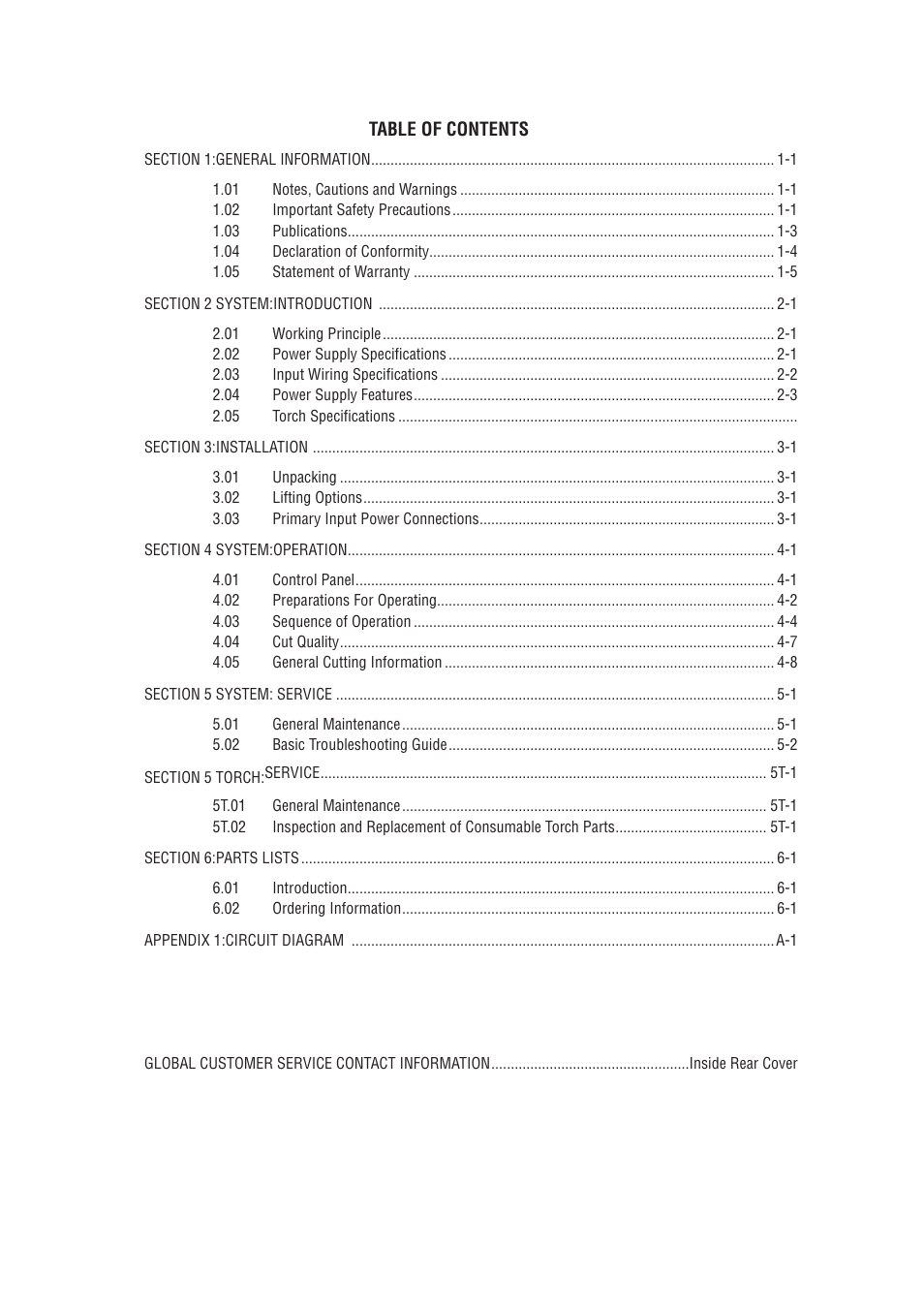 Tweco 35A CutSkill User Manual | Page 4 / 38