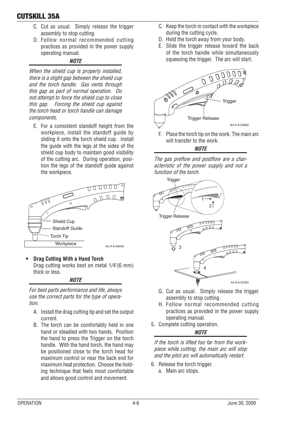Cutskill 35a | Tweco 35A CutSkill Power Supply User Manual | Page 26 / 40