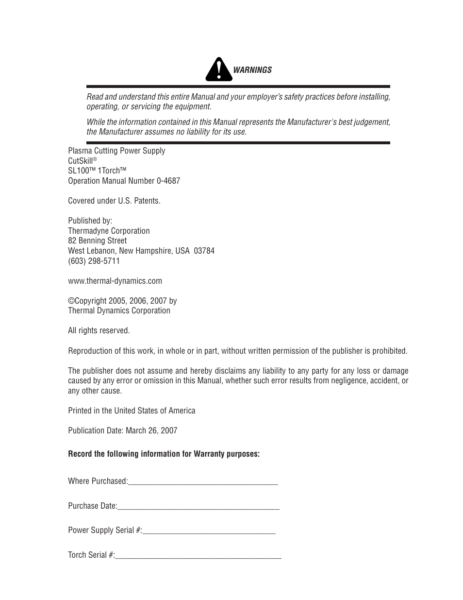 Tweco C-20C CutSkill User Manual | Page 3 / 26