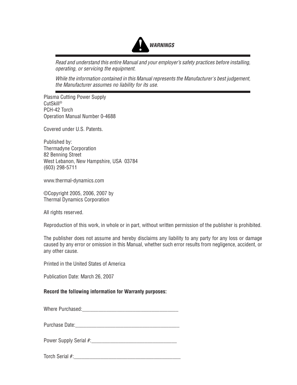 Tweco C-35C CutSkill User Manual | Page 3 / 26