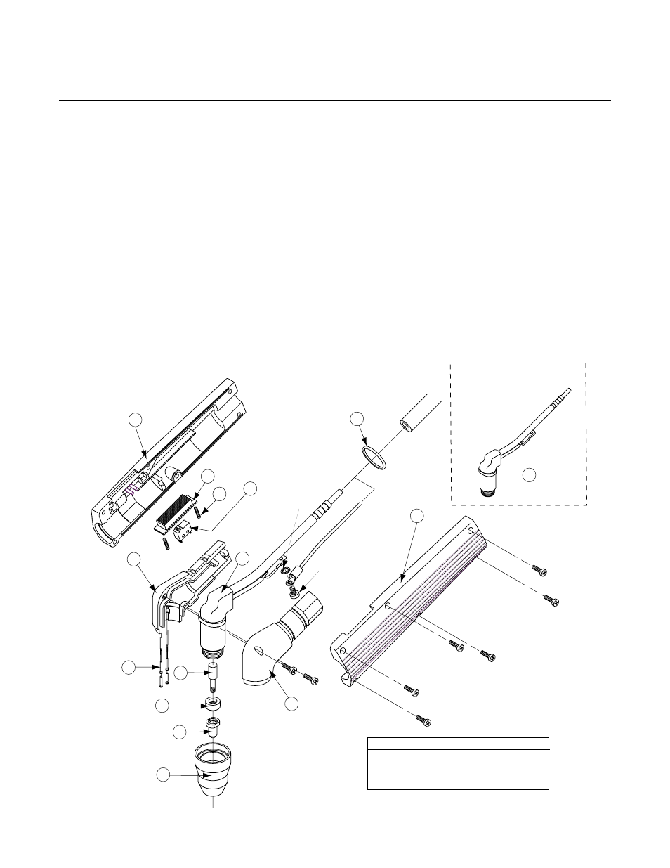 5 torch replacement parts | Tweco Drag-Gun User Manual | Page 28 / 32