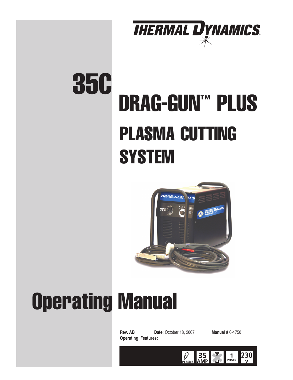 Tweco 35C Drag-Gun Plus User Manual | 28 pages