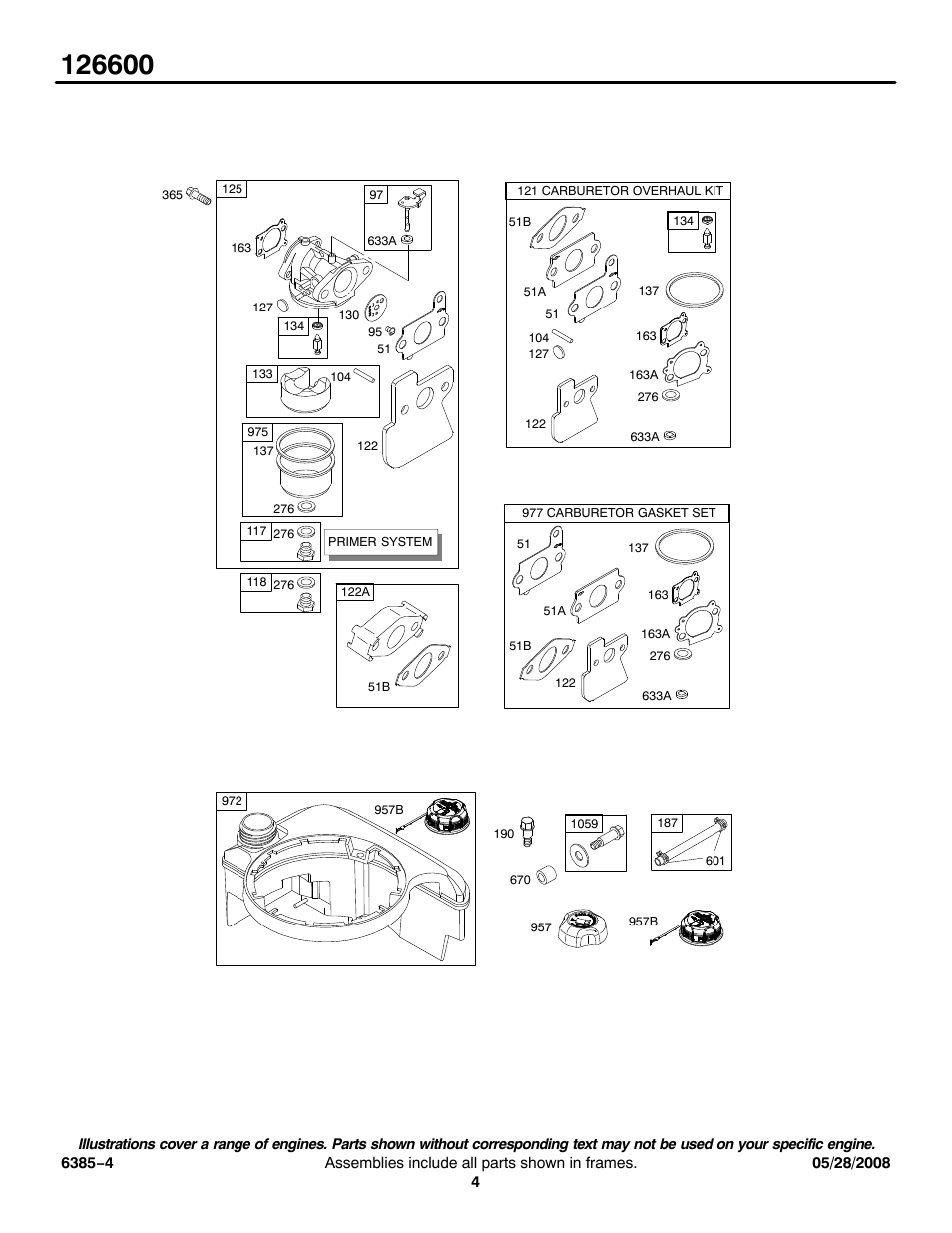 Briggs & Stratton 126600 User Manual | Page 4 / 11