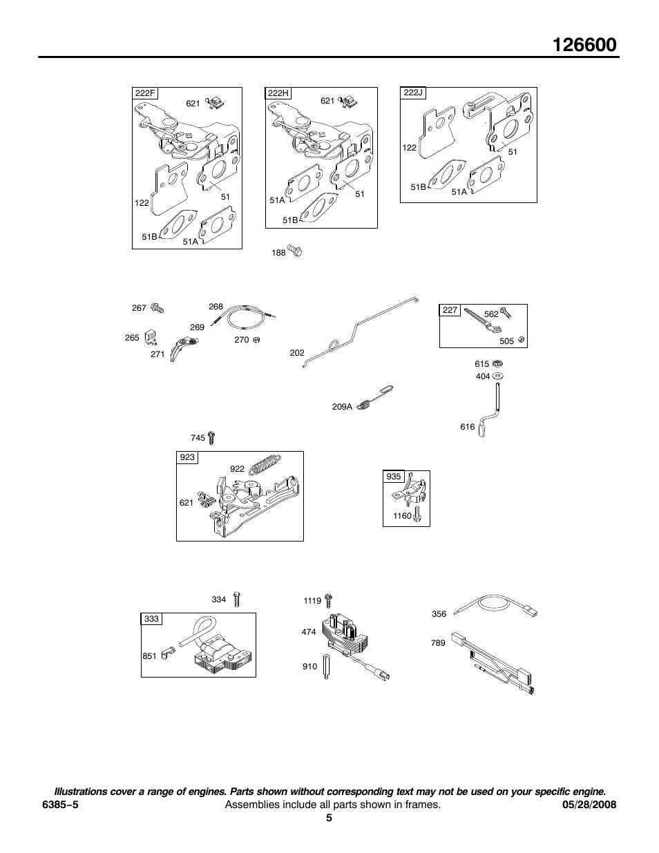 Briggs & Stratton 126600 User Manual | Page 5 / 11