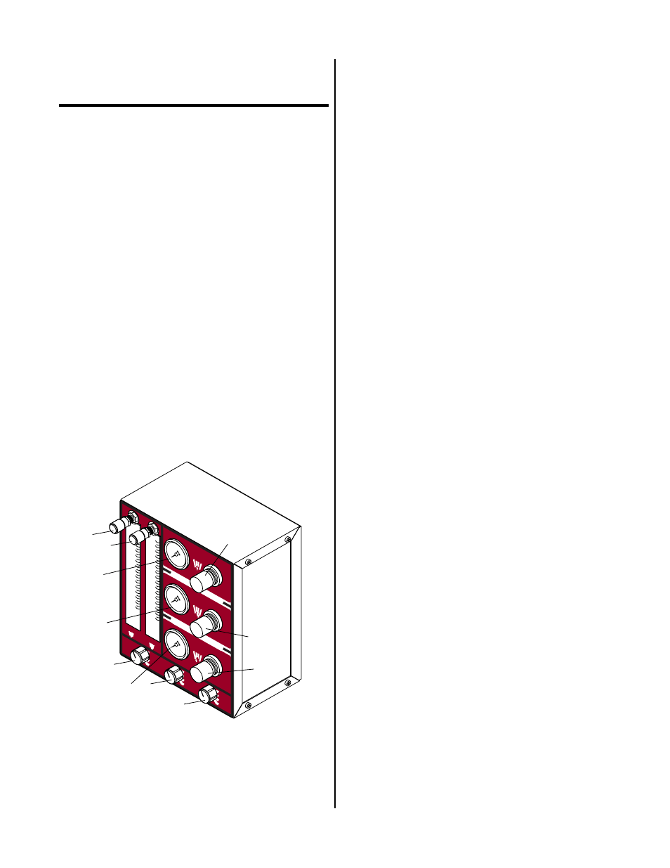 Section 4: operation, 01 introduction, 02 functional overview | 03 operating controls & indicators, A. front panel, Figure 4-1 front panel operating controls | Tweco GCM-6000 Gas Control User Manual | Page 25 / 48