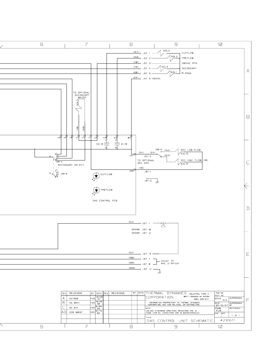 Tweco GCM-6000 Gas Control User Manual | Page 43 / 48