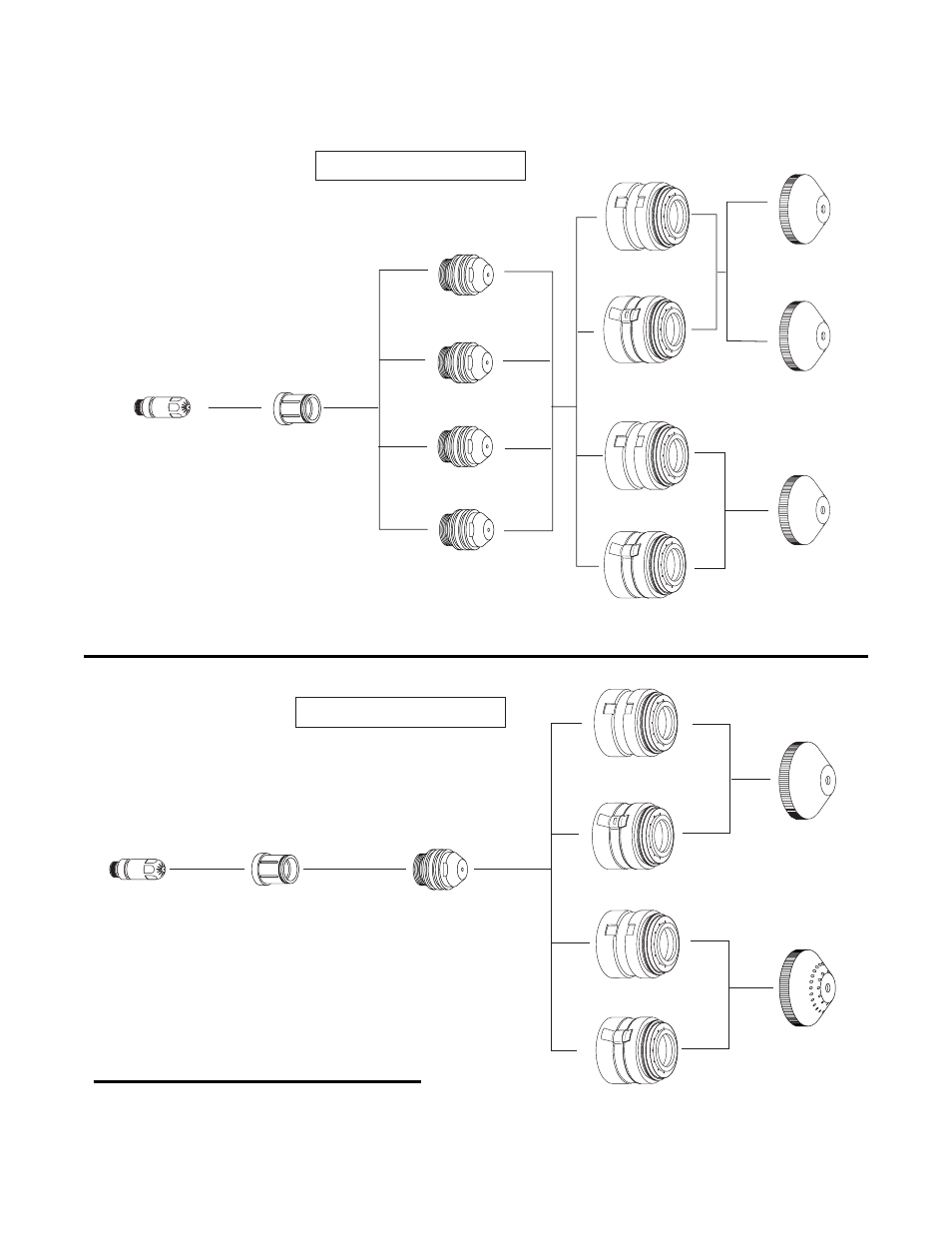 04 torch consumables, 04 torch consumables -4, Cutting consumables | Using air (300 amps) | Tweco 6000GST Cutting Systems User Manual | Page 42 / 70