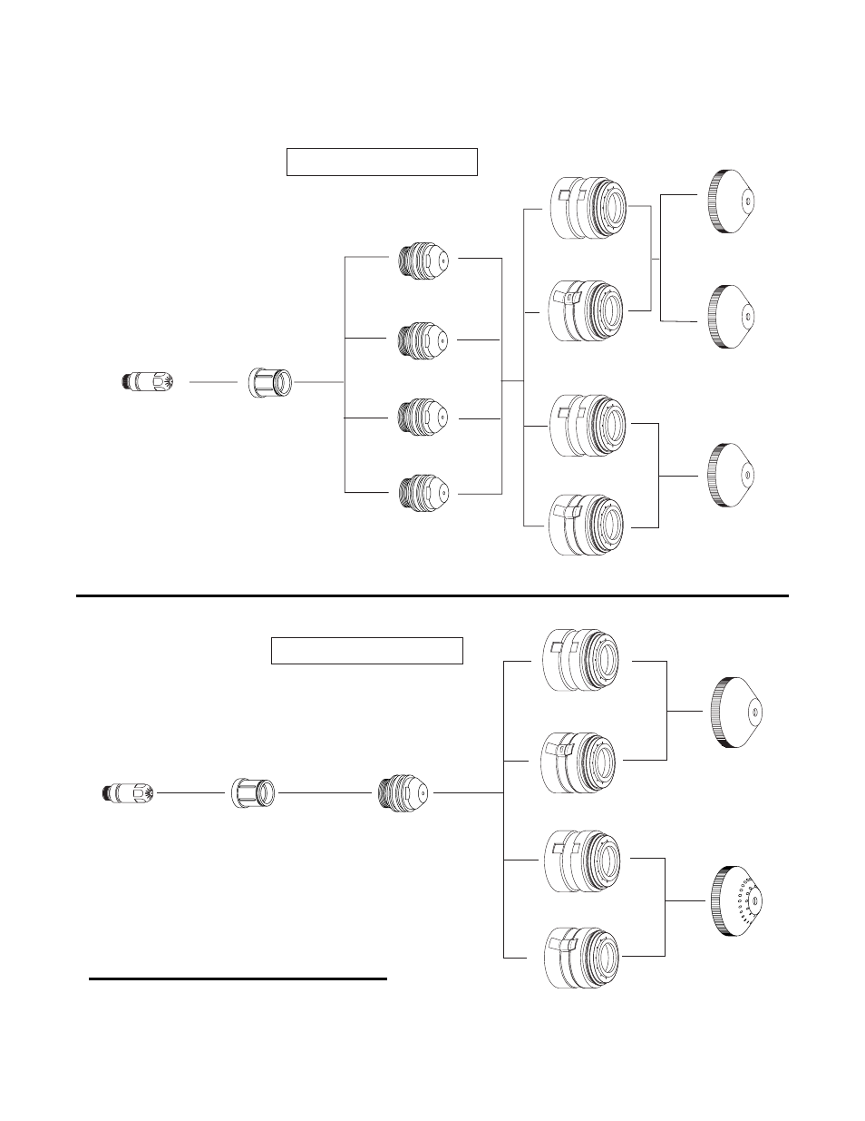 04 torch consumables, 04 torch consumables -4, Using air (300 amps) | Cutting consumables | Tweco 6000 Cutting Systems User Manual | Page 42 / 70