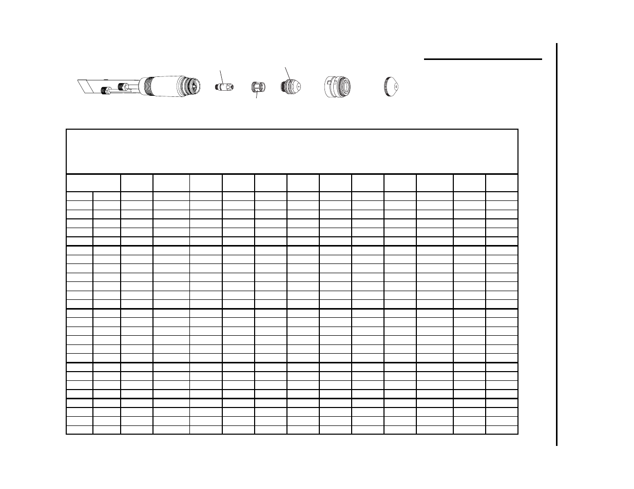 Tweco 6000 Cutting Systems User Manual | Page 62 / 70