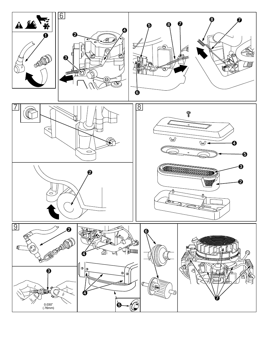 Briggs & Stratton 460000 User Manual | Page 9 / 11