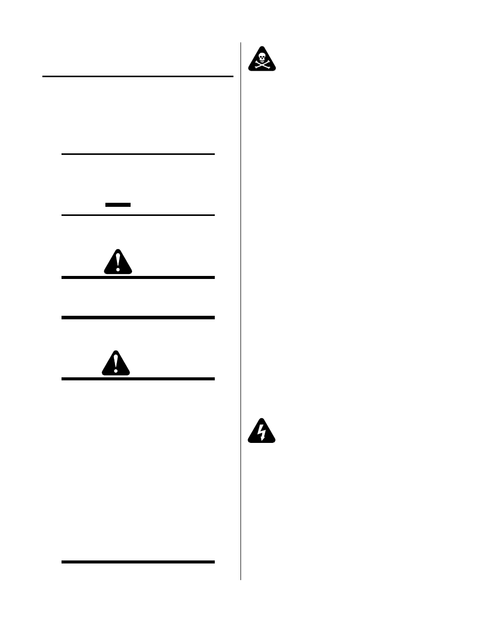 Section 1: general information, 01 notes, cautions and warnings, 02 important safety precautions | Section 1, General information | Tweco 1000 Merlin(Sept1999) User Manual | Page 5 / 62