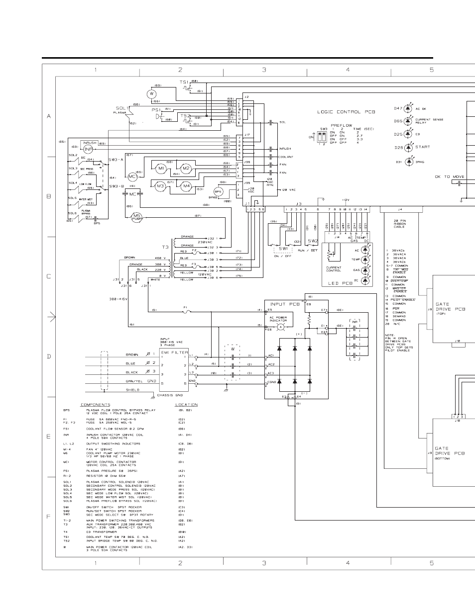 Appendix ix: system schematic | Tweco 1000 Merlin(Sept1999) User Manual | Page 60 / 62