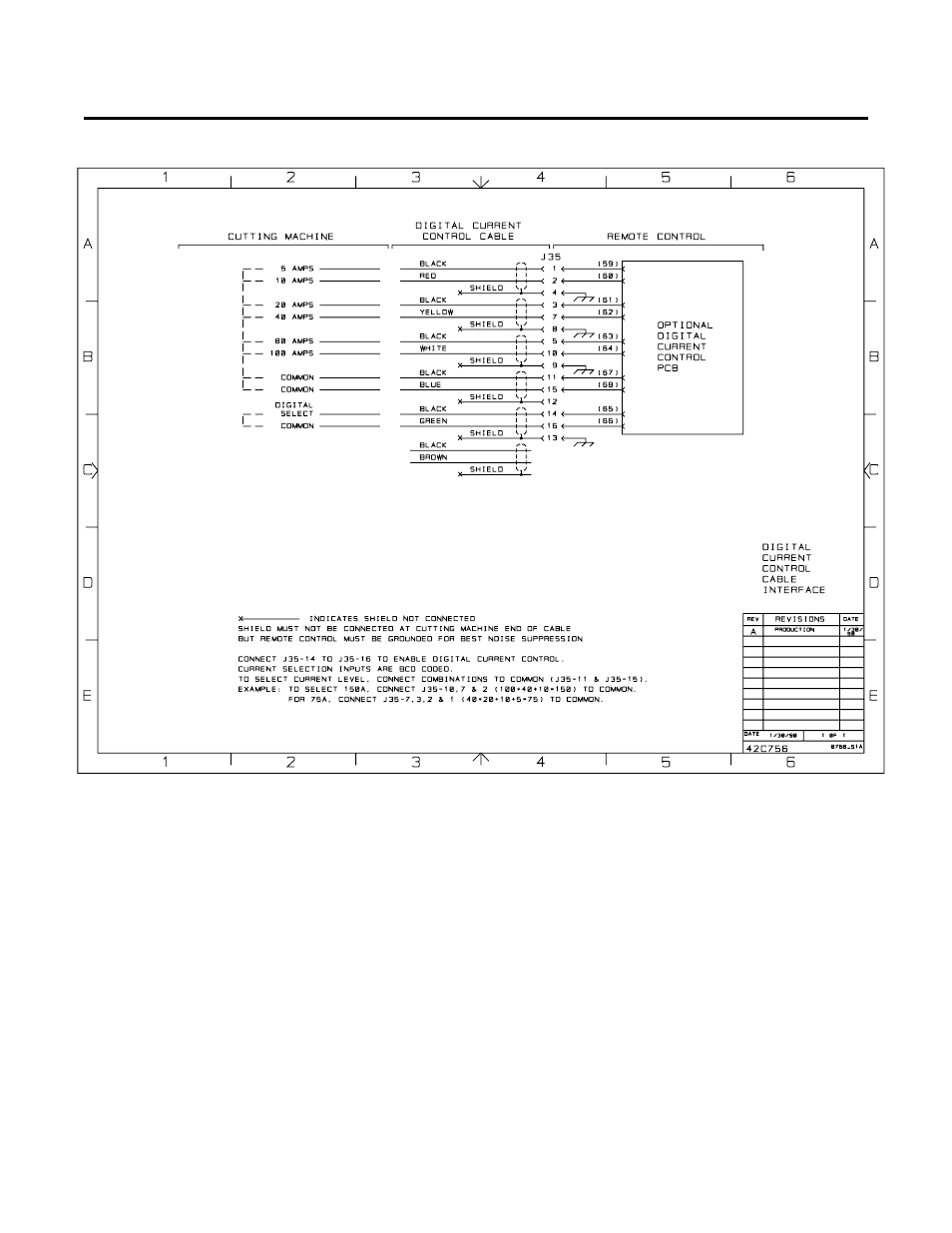 Appendix 3: digital current control interface | Tweco 15XC Merlin User Manual | Page 127 / 134