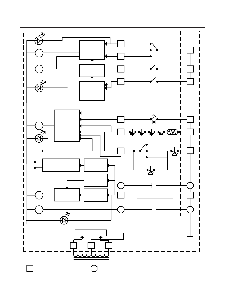 Appendix viii: ladder diagram - 15 vdc | Tweco 3000 Merlin User Manual | Page 62 / 66